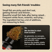 Alimento Premium para Peces en Microperlas de 0.6mm, Hundimiento Lento, Alto en Proteínas, 210g, para Tetras, Rasboras, Guppies, Alimento para Acuarios Tropicales