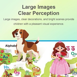 Livre sonore interactif rechargeable <span class=keywords><strong>pour</strong></span> enfants, en <span class=keywords><strong>anglais</strong></span>, <span class=keywords><strong>pour</strong></span> <span class=keywords><strong>l</strong></span>'éducation précoce, unisexe, 3+ 4-6 ans, jouet viral TikTok transfrontalier - Product Image 3