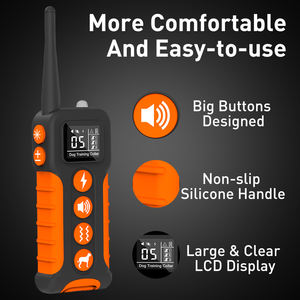 उच्च गुणवत्ता वाले पालतू प्रशिक्षण 3300फीट बीप कंपन ई कॉलर रिमोट के साथ कोई शॉक डॉग प्रशिक्षण कॉलर नहीं - Product Image 5