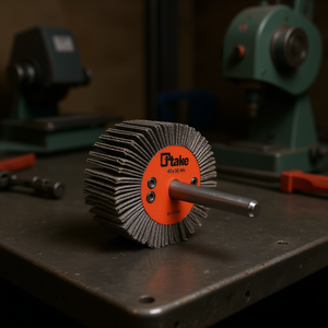 Ttake Flap Wheel 40x30 Mm A80 <b>Abrasive</b> <b>Tool</b> With 6 Mm Shaft - Product Image 3