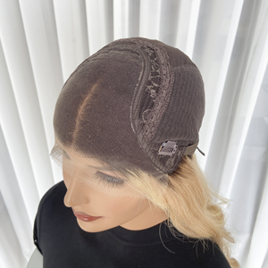 Perruque de luxe en cheveux humains, perruque en dentelle complète russe, blond cendré, cheveux de bébé pour femmes blanches - Product Image 6