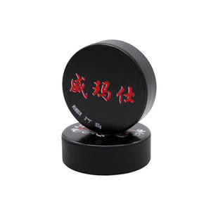 NOUVEAU Puck de hockey sur glace Vik-Max Pro-Level en caoutchouc, impression de logo personnalisée, standard solide, conforme aux normes internationales - Product Image 5