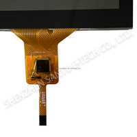 Layar LCD 7 inci 4-lane Mipi 31 Pin, Layar 7 inci 2-lane Mipi, Layar 7 inci 1024x600 IPS Kapasitif 6PIN GT911 Panel Sentuh Antarmuka I2C