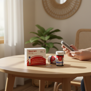 Tiras Reactivas para Glucómetro <span class=keywords><strong>Sinocare</strong></span> Safe AQ Cool (Solo Tiras) - Product Image 3