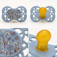 Chaîne de sucette en bois avec perles en silicone et ensemble de sucettes pour bébé, perles en bois naturel, support de sucette pour la dentition, personnalisable OEM