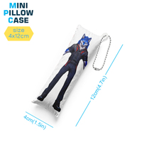 Pendentifs personnalisés, mini oreillers, oreillers anime, porte-clés, impression de logo, breloques de dessin animé, porte-clés en peluche