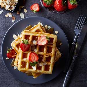 Poudre de pré-mélange pour gaufres à croûte croustillante, facile à cuisiner, pour la fabrication de desserts, OEM/ODM - Product Image 6