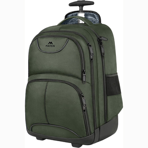 High Quality Nylon Large Capacity Durable Waterproof Travelling School Laptop <b>Bag</b> with <b>Wheel</b> Rolling Backpack for Outdoor Use - Product Image 5
