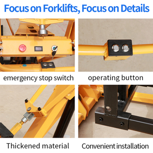 Nhỏ đơn giản xách tay điện xe nâng xe tải cánh tay cong nâng nâng Stacker - Product Image 5