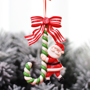 Nueva Decoración <span class=keywords><strong>Navideña</strong></span>, Pequeño Colgante de Bastón de Caramelo, Adornos y Suministros para Navidad - Product Image 4