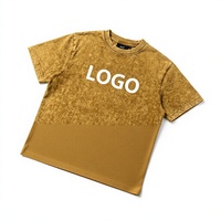 T-shirt Homme Coton Lourd 300 g/m² Délavé Coupe Oversize Streetwear Vintage 100% Coton Coupe Boxy Taille US Haut