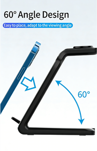 Support de charge magnétique sans fil 3-en-1 pour téléphone, montre connectée et écouteurs - Product Image 5