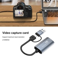 Tarjeta de Captura de Video Xput HDMI a USB3.0, Compatible con Entrada 4K 60Hz, Grabación 1080P 60FPS, Transmisión en Vivo de Juegos, Captura de Video con Cámara