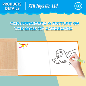 Éducation de la petite enfance bébé jouets 2 en 1 Intelligence Puzzle magnétique géométrie connaissance autocollant magnétique pour enfants garçons filles - Product Image 3