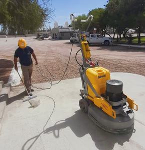 Hochleistungsfähige ferngesteuerte Planeten-Betonschleifmaschine für Epoxidharz-Terrazzo, Betonschleifer, Bodenschleifer, Poliermaschine - Product Image 6