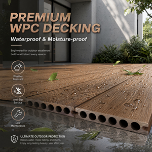 Luxury Modern Square WPC Anti-Slip Waterproof Anti-UV Outdoor Garden Patio Terrace <strong>Floor</strong> - Product Image 5
