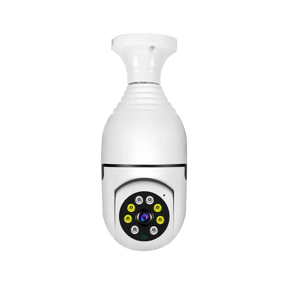 Camera Giám Sát Video Mới Có Ổ Cắm Bóng Đèn E27 Mini Wifi Camera Gia Đình Thông Minh Phát Hiện Hình Người Ai Thông Minh Lưu Trữ Đám Mây