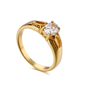 Fashion Women Jewelry Stainless Steel Gold Silver Wedding Engagement <b>Ring</b> Diamond - Product Image 4