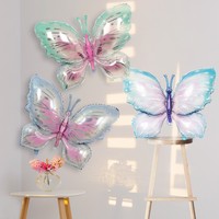 Nouveaux ballons en mylar papillon violet glacé, décorations pour mariages et anniversaires, vente en gros disponible avec commande minimum d'une pièce