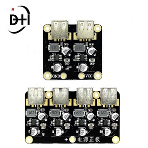 USB QC3.0 USB DC-DC บัคคอนเวอร์เตอร์โมดูลชาร์จแบบสเต็ปดาวน์ 12V 24V สำหรับแผงวงจรชาร์จเร็ว - Product Image 6