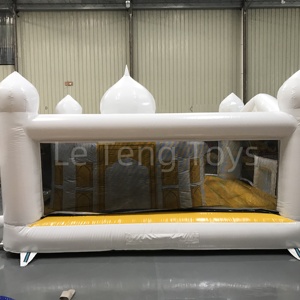 Castillo Inflable de PVC Silencioso, Mini Trampolín, Castillo Hinchable Blanco, Trampolín Interior Silencioso para Niños, Inflable, Certificado CE, Impermeable - Product Image 3