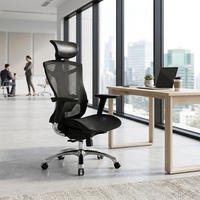 Chaise de bureau ergonomique 4D en tissu maillé avec appui-tête pour la maison et le bureau – Vente en gros