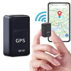 GPS magnetik, WIFI pelacak Waktu Nyata GPS mobil Mini GPS Tracker GF07 untuk kendaraan anak-anak hewan peliharaan kucing anjing