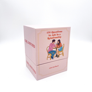 Cartes de jeu de quiz personnalisées avec logo imprimé pour couples, en papier, emballage sur mesure, fabricant direct pour la communication - Product Image 1