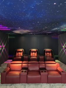 Sofá de Cuero Auténtico de Alta Calidad con Luz LED Automática, Moderno, para el Hogar, Sala de Estar, Salas de Cine en Casa, Muebles de Cine - Product Image 3