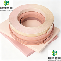 Bande de chant PVC à excellent rapport qualité-prix, traitement de surface personnalisé, motif grain de bois, directement de l'usine pour usine de meubles, commande en gros