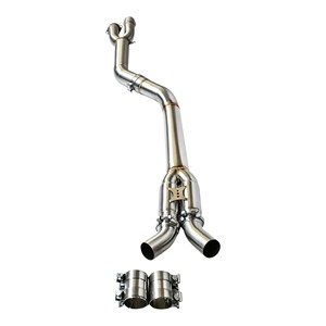 Vortex SS304 Exhaust Midpipe fits BMW M2 G87 3.0T Performance Racing Single to Dual Pipe - Product Image 1