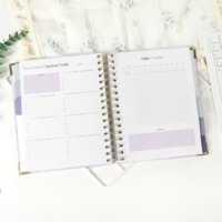 Diario de oración de tapa dura impreso personalizado Cuaderno de salud mental espiritual Gratitud Manifestación bíblica Libro de trabajo guiado