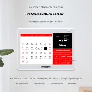 7.5Inch E-Ink Màn Hình Kỹ Thuật Số Lịch Vạn Niên 24 Năng Lượng Mặt Trời Thuật ngữ Thời Tiết Hiển Thị Wifi Máy Tính Để Bàn Lịch Trang Trí Eas Hệ Thống - Product Image 3