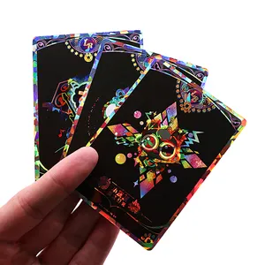 Druck folie Holo graphic Secret Rare Sammelkarten Binder 12 Pocket Custom Card Game