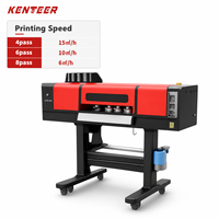 Imprimante DTF économique Kenteer 24'' avec agitateur et sécheur, 2 têtes F1080, imprimante directe sur film 60cm, machine d'impression de t-shirts A1