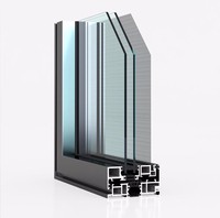 Ventana Oscilobatiente de PVC Estándar Europeo, Resistente a la Intemperie y Energéticamente Eficiente para Edificios de Baja Altura