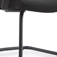 Chaise de bureau ergonomique JOHOOFURNITURE avec base cantilever, fabriquée en Chine pour salle de conférence, coussin épais confortable