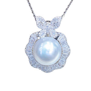 Colgantes de Perlas Naturales de 14-15 mm al por Mayor, Forma con Pequeñas Imperfecciones, Hebilla Universal de 18K - Forma con Pequeñas Imperfecciones, Hebilla Universal de 18K - Product Image 5