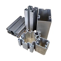 Profilé d'extrusion en aluminium anodisé noir/argent, cadre sur mesure, usinage CNC, perçage, découpe, profil pour simulateur de course