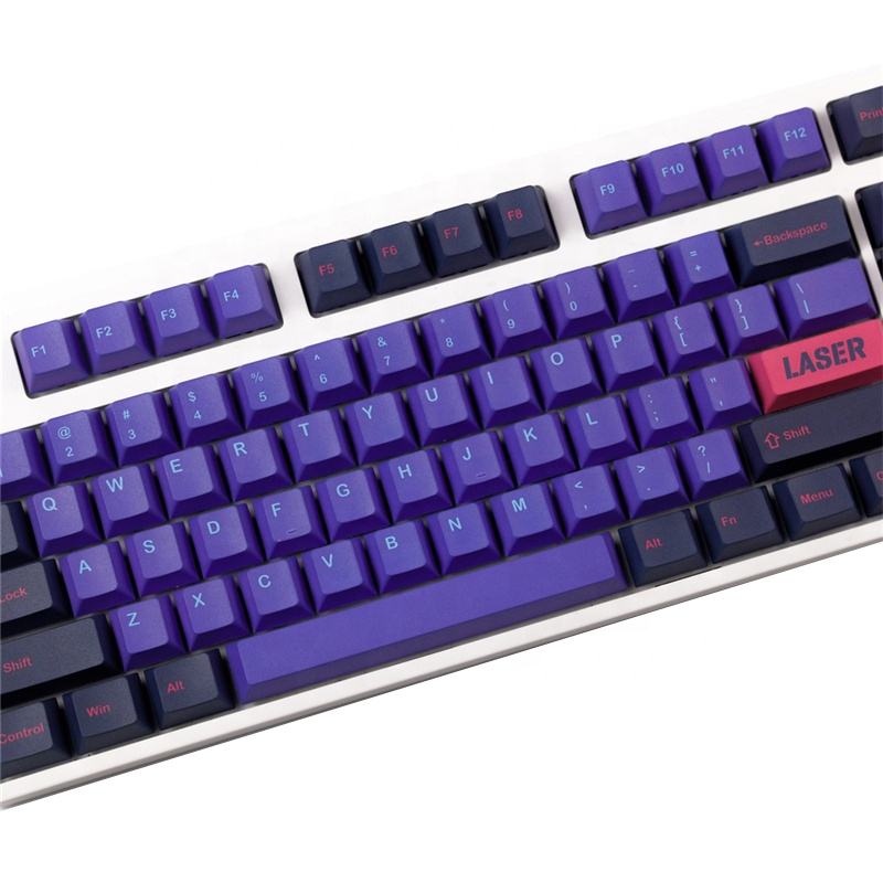 ​【日本未発売】【5日間限定/赤字覚悟】GMK108 苦茶紫軸V2 HP系大段落 GMK Alter Keycaps PBT Keycap 129 Keys Cherry Profile DYE-SUB
