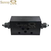 Pour système de vanne de régulation de débit hydraulique industrielle Vickers, série Stak/NG10, DGMFN-5-X-A2W-B2W-30, 315 bars, 120 L/min pour CNC