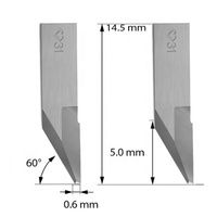 Cuchilla de Corte para Plotter de Material Magnético, Carburo de Tungsteno, Acero, Z31, Z41, Z44
