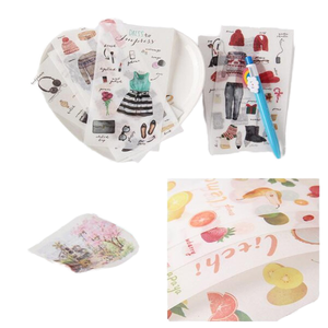 Waterproof Acrylic Reusable Custom Shape Aesthetic <strong>Stickers</strong> Pack Cute <strong>Preppy</strong> Decorative <strong>Stickers</strong> for Girls Women Kids - Product Image 5