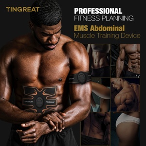 Estimulador Muscular Electrónico, estimulador de abdominales Tonificador Muscular, entrenador de máquina Ab masajeador muscular de engranaje recargable USB - Product Image 5