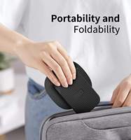 Soporte Multiángulo para Teléfono Celular con Base Metálica Giratoria de 360 Grados, Soporte Plegable para Teléfono Móvil y Tablet