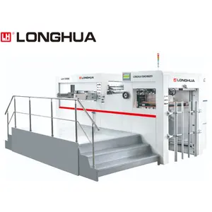 LH-1050E model longhua automatic die cutting machine/die cutting machine price/longhua