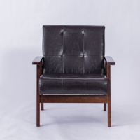 Fauteuil en cuir PU durable au design moderne pour salon, chambre, salle à manger et hôtel - Vente en gros de meubles de maison