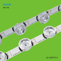 ROHE Lampu Belakang Led LB32 Universal, Lampu Belakang Led Tunggal dengan Lensa Besar Asli untuk Pemeliharaan TV