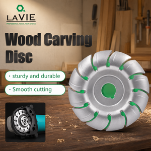 Disque de sculpture sur bois LAVIE, lame de façonnage en carbure de tungstène pour meuleuse d'angle - Product Image 3