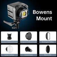 Kit d'éclairage photo professionnel GVM SD80D, éclairage LED, parapluie réflecteur pour studio, utilisation en extérieur, accessoires photo